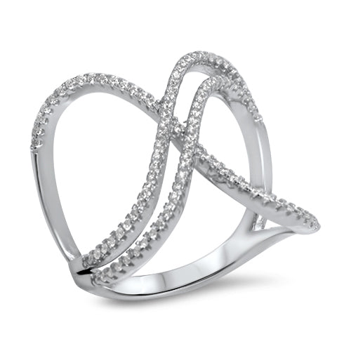 Silver CZ Ring