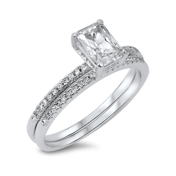 Silver CZ Ring