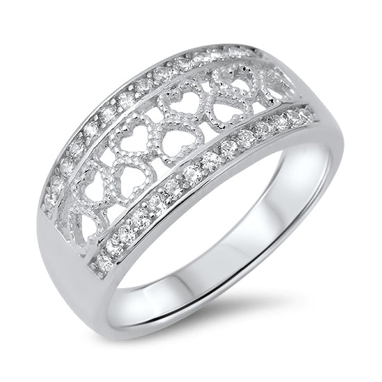 Silver CZ Ring