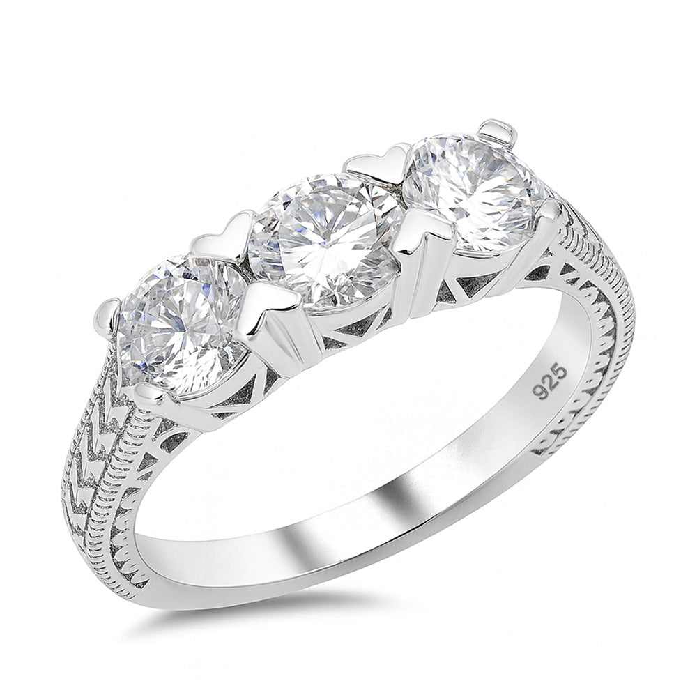 Silver CZ Ring