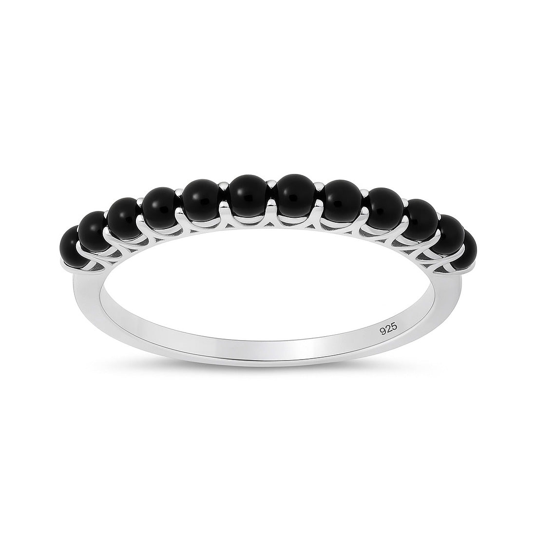 Silver Stone Ring - Stackable