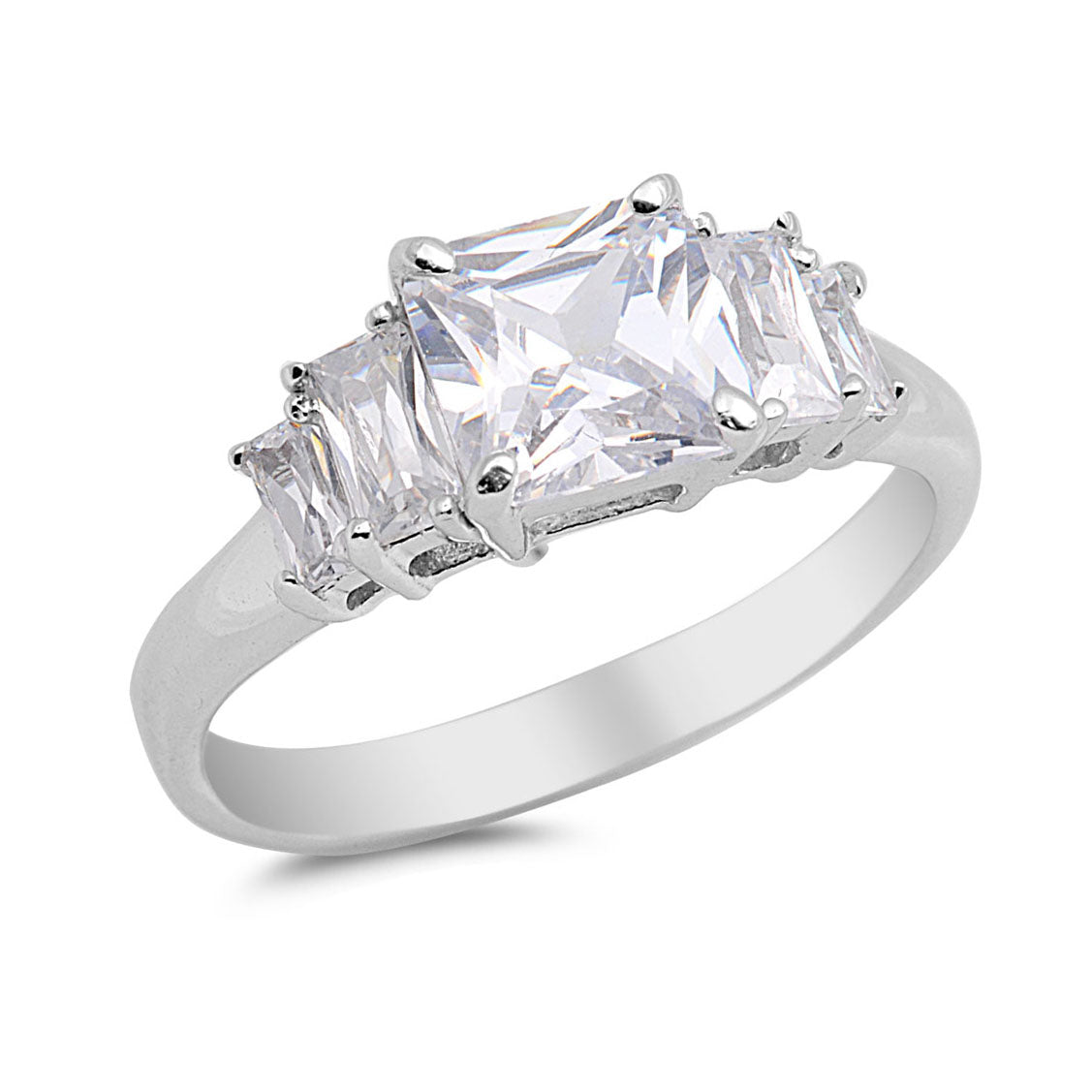 Silver CZ Ring