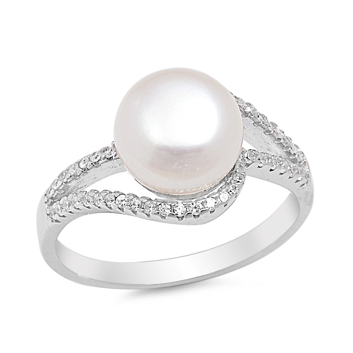 Silver CZ Ring