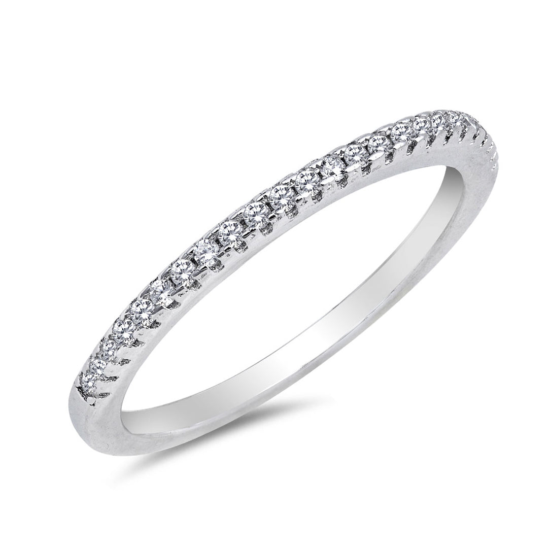Silver Ring W/ CZ