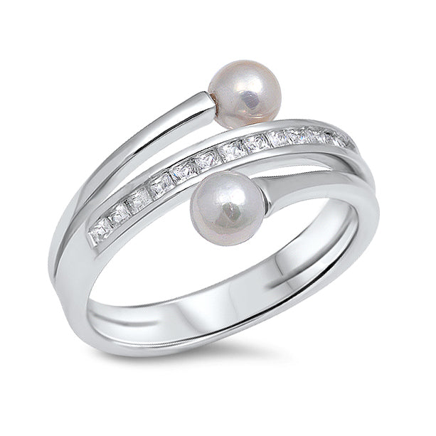 Silver Ring W/ CZ