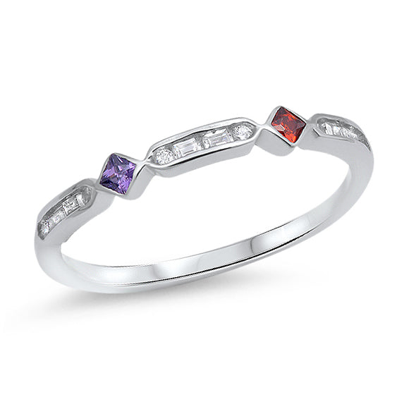 Silver Ring W/ CZ