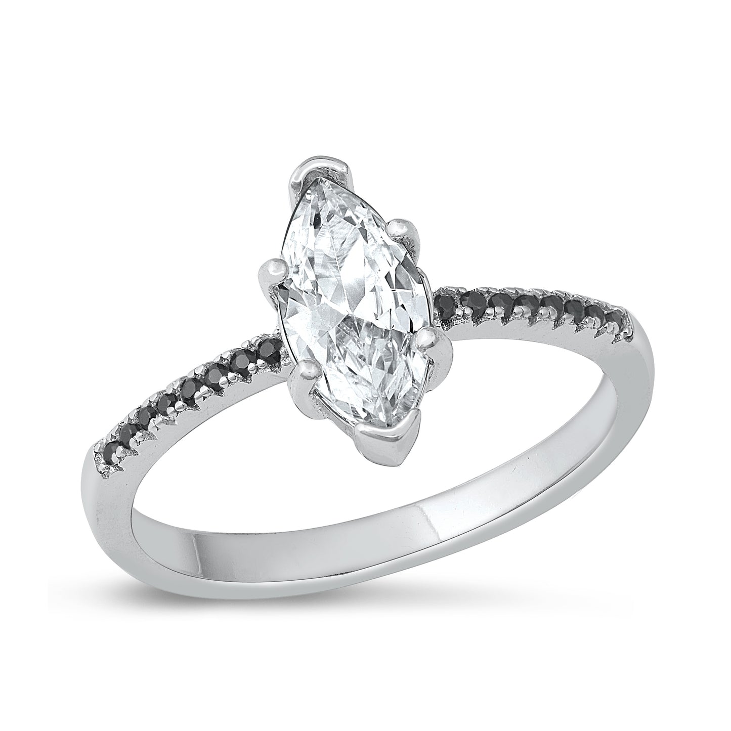 Silver Ring W/ CZ