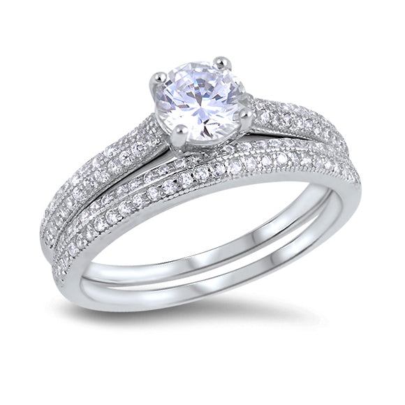 Silver CZ Ring