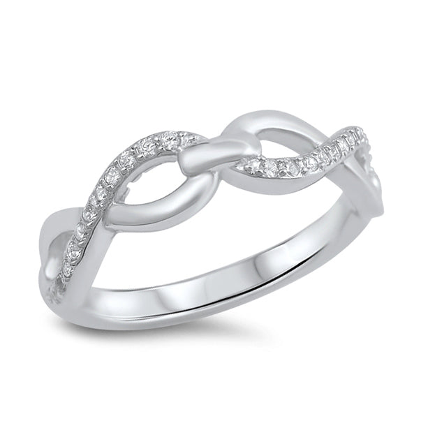 Silver Ring W/ CZ