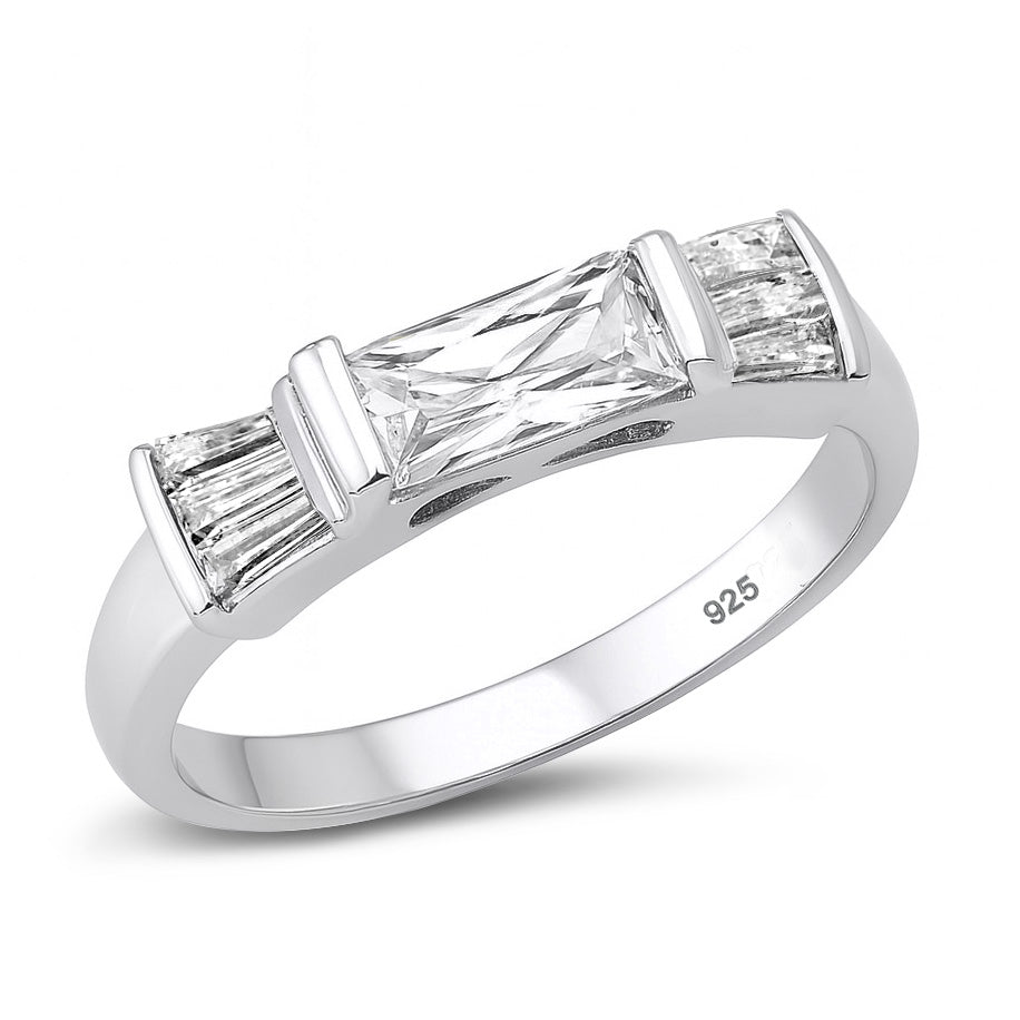 Silver CZ Ring
