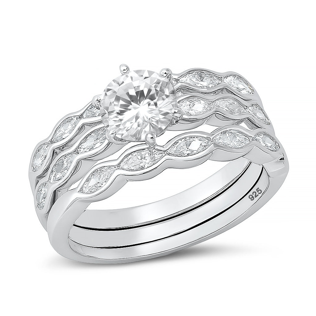Silver CZ Ring
