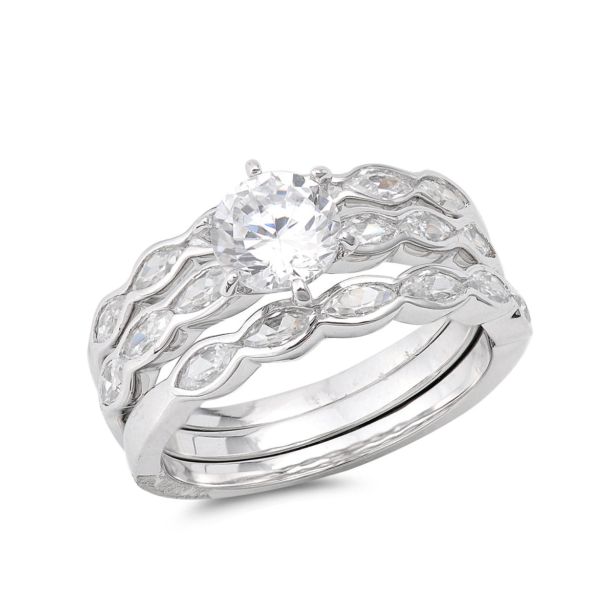 Silver CZ Ring