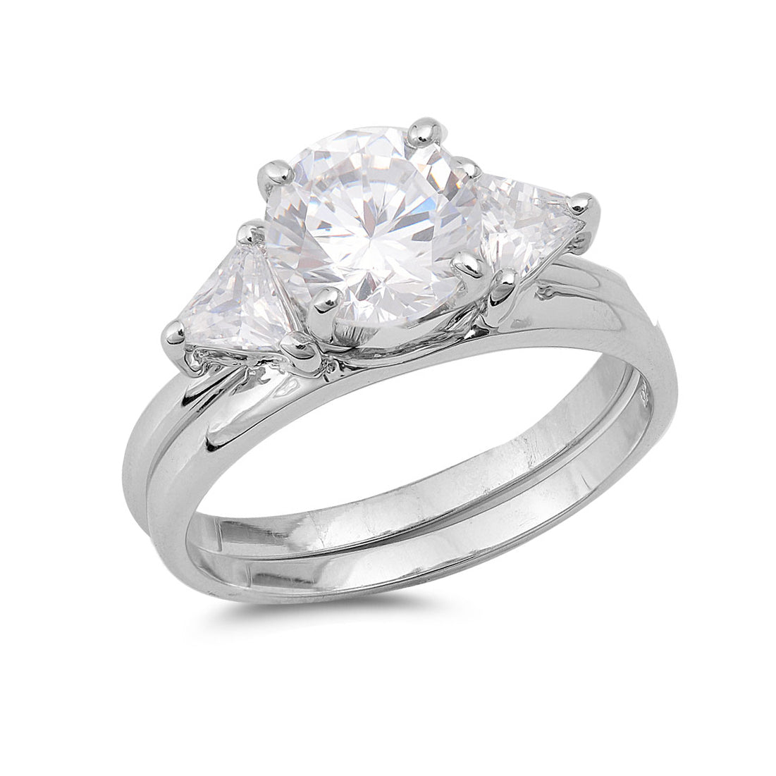 Silver CZ Ring