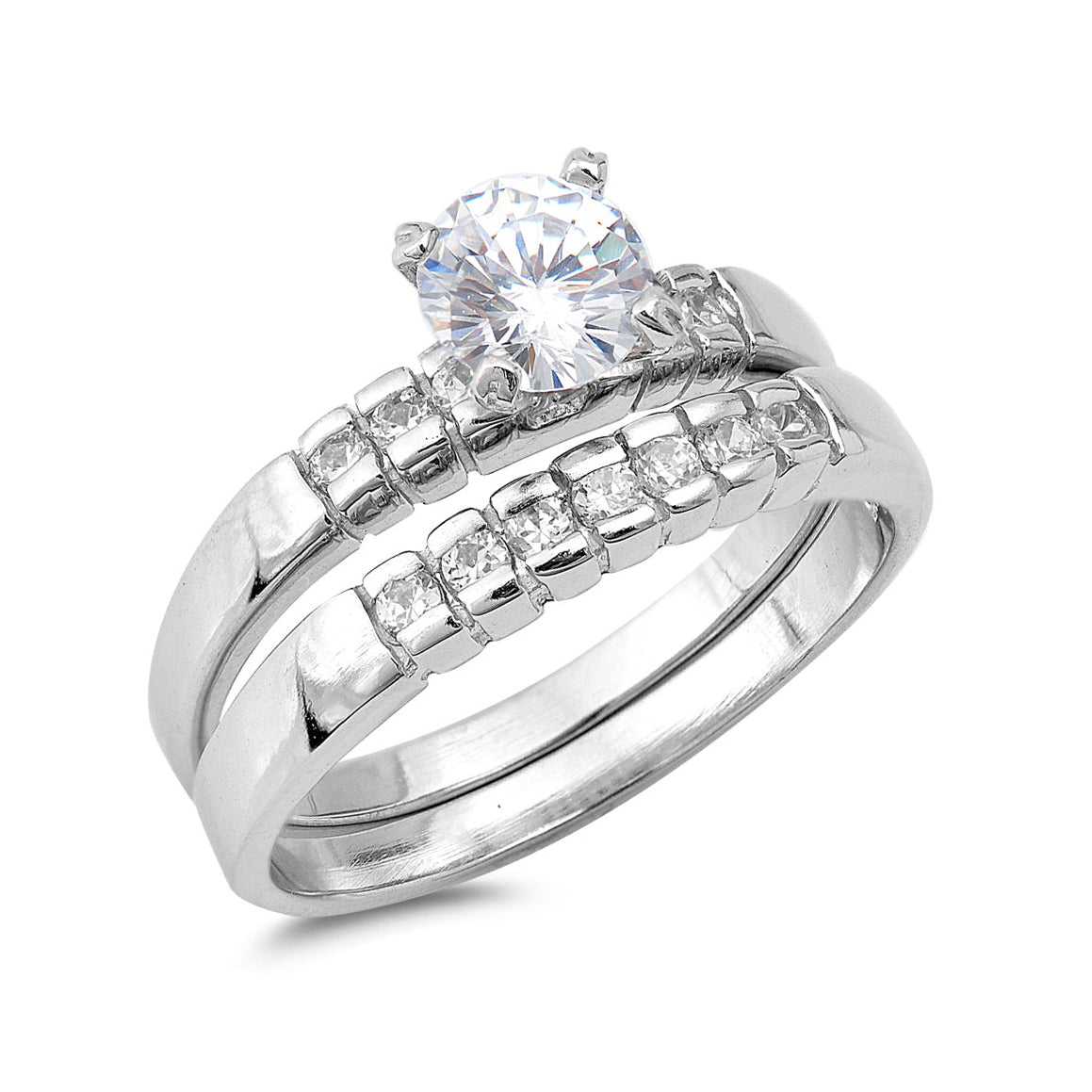 Silver CZ Ring