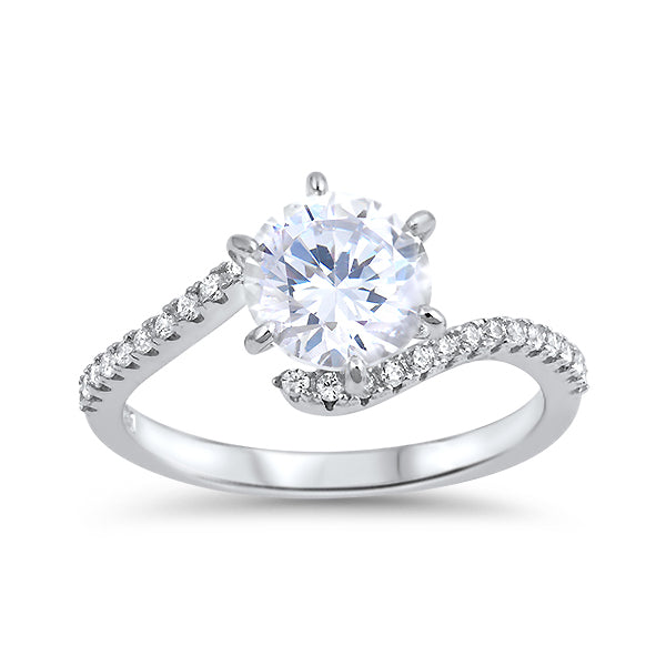 Silver Ring W/ CZ