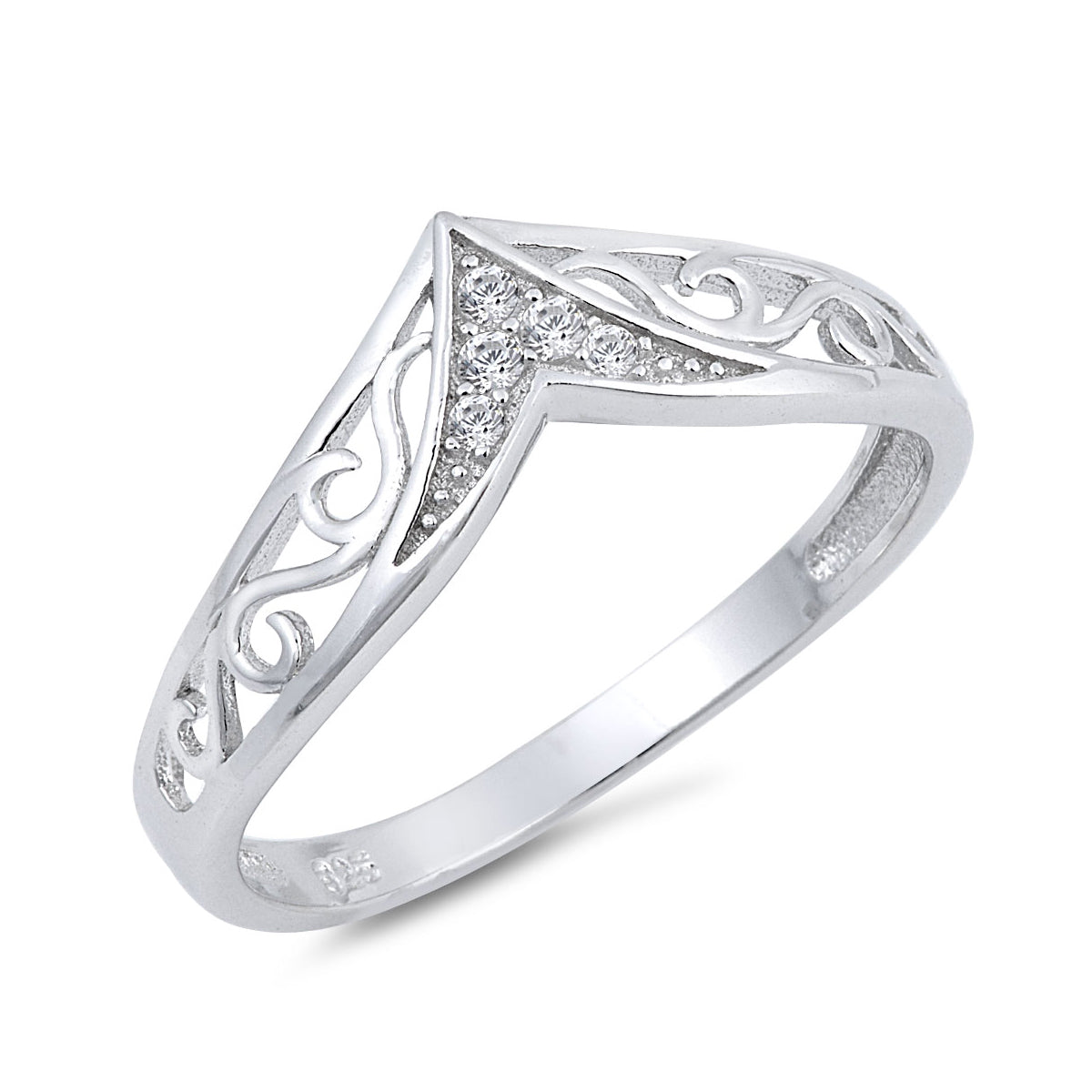 Silver CZ Ring