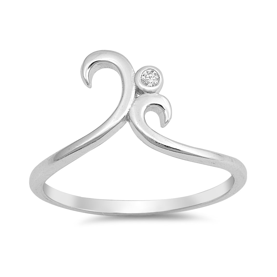 Silver CZ Ring