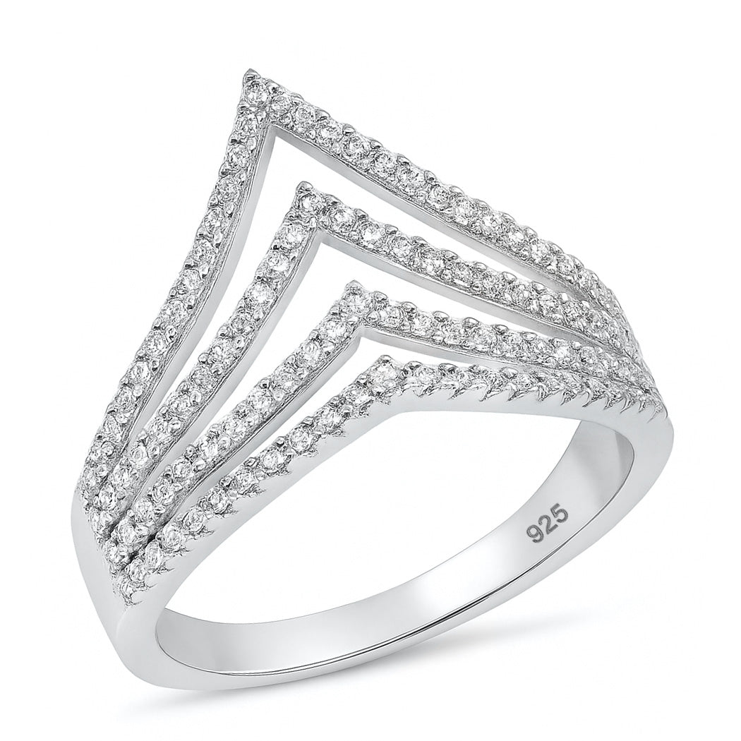 Silver CZ Ring