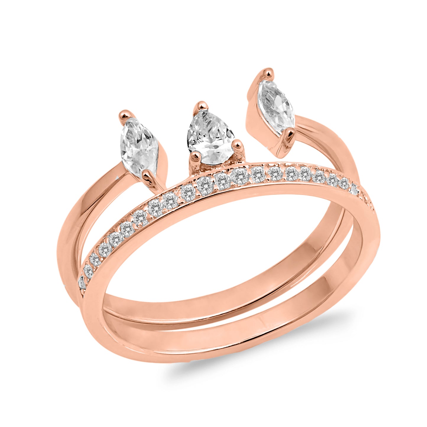 Silver CZ Ring