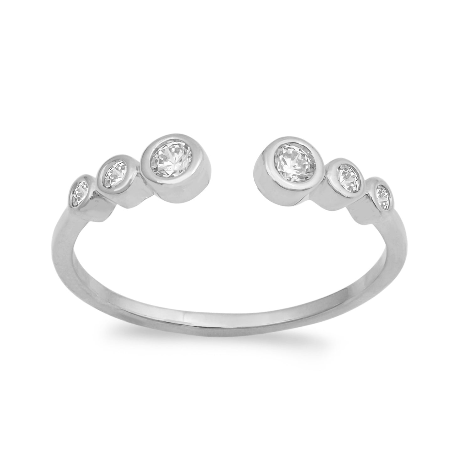 Silver CZ Ring