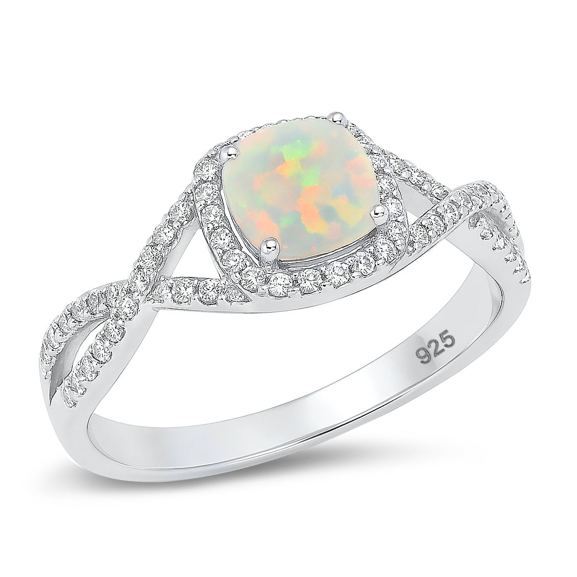 Silver CZ Ring