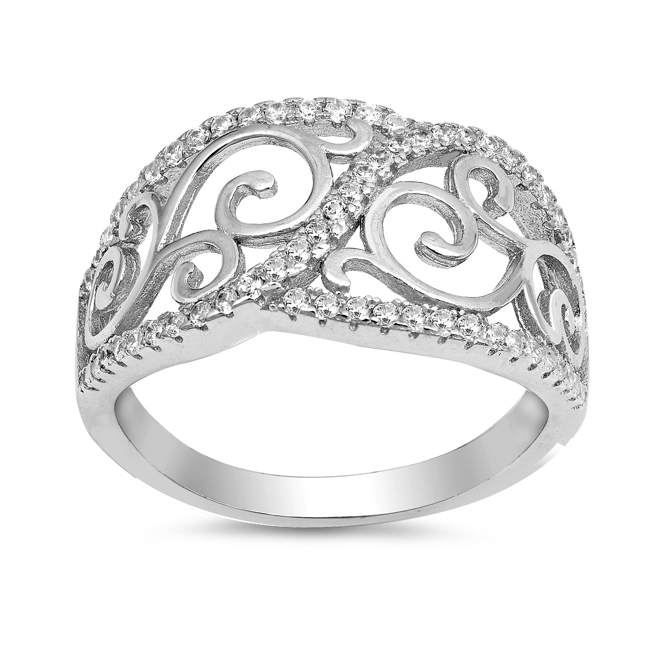 Silver CZ Ring