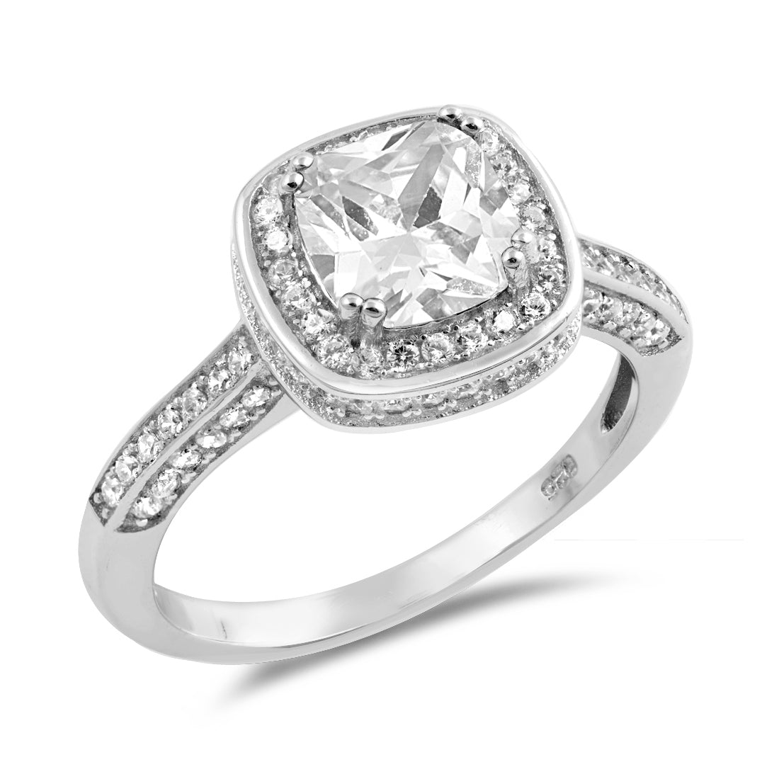Silver CZ Ring