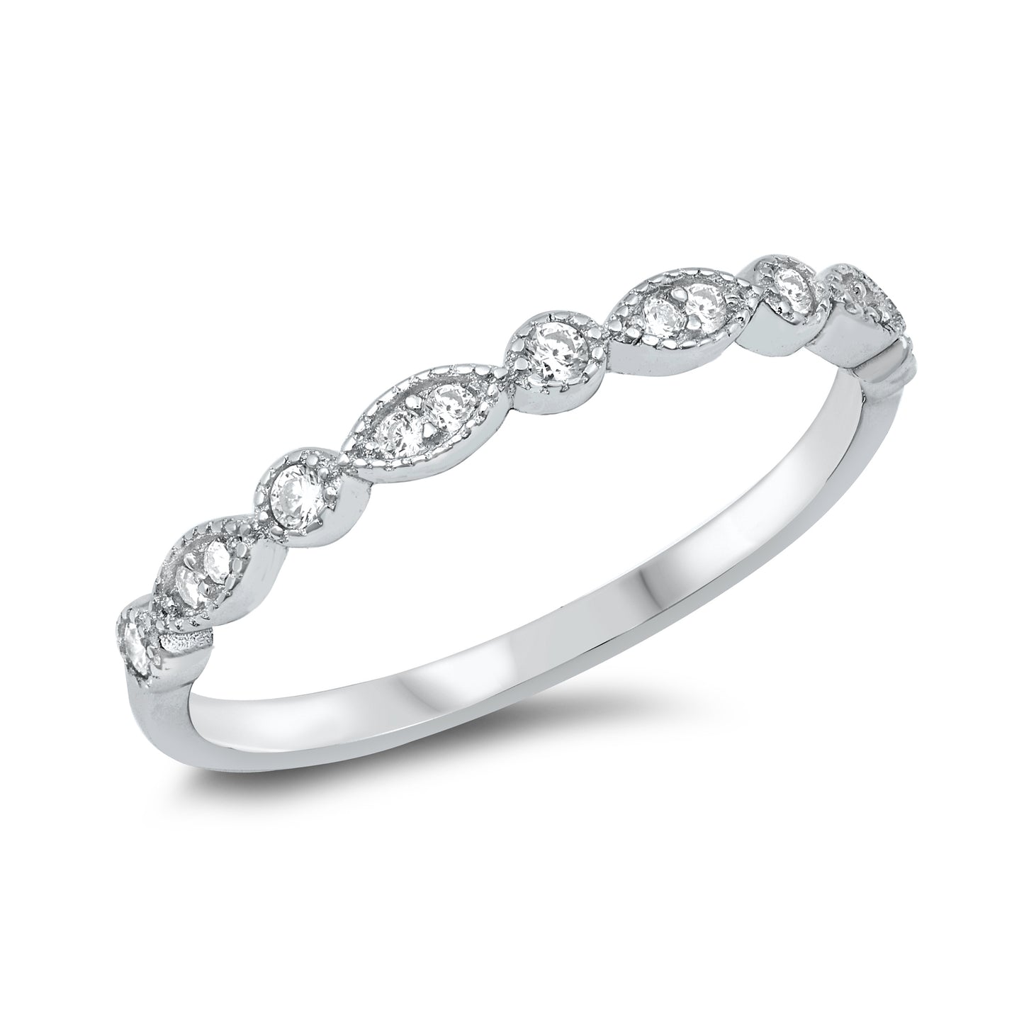 Silver CZ Ring