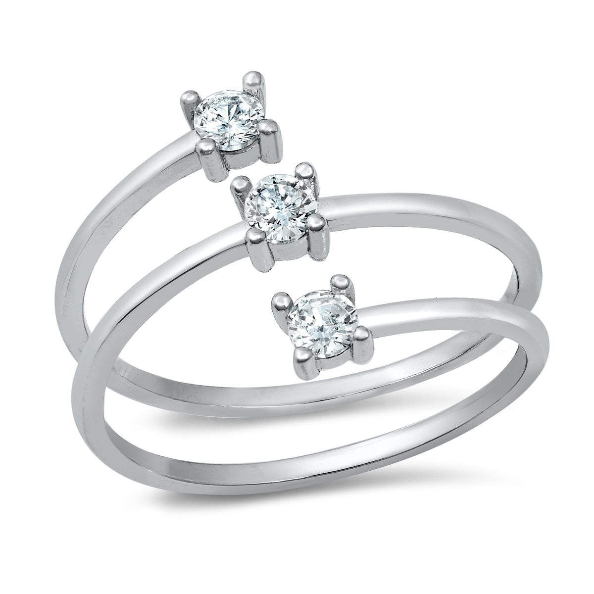 Silver CZ Ring