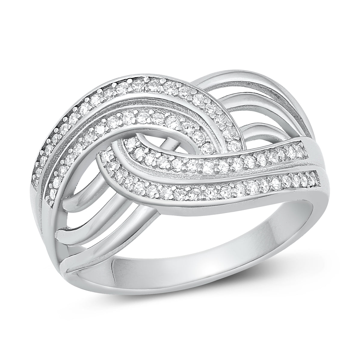 Silver CZ Ring
