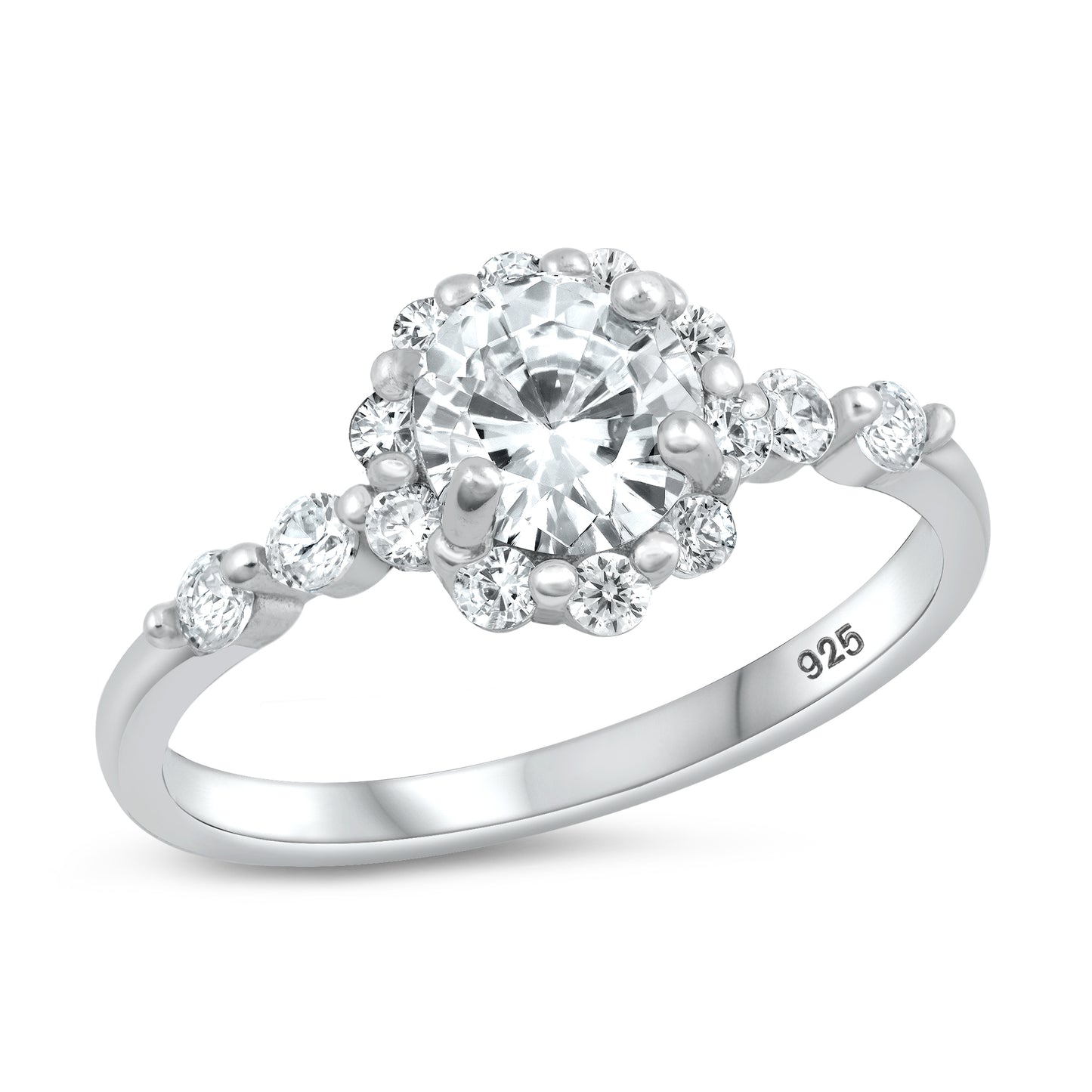 Silver CZ Ring