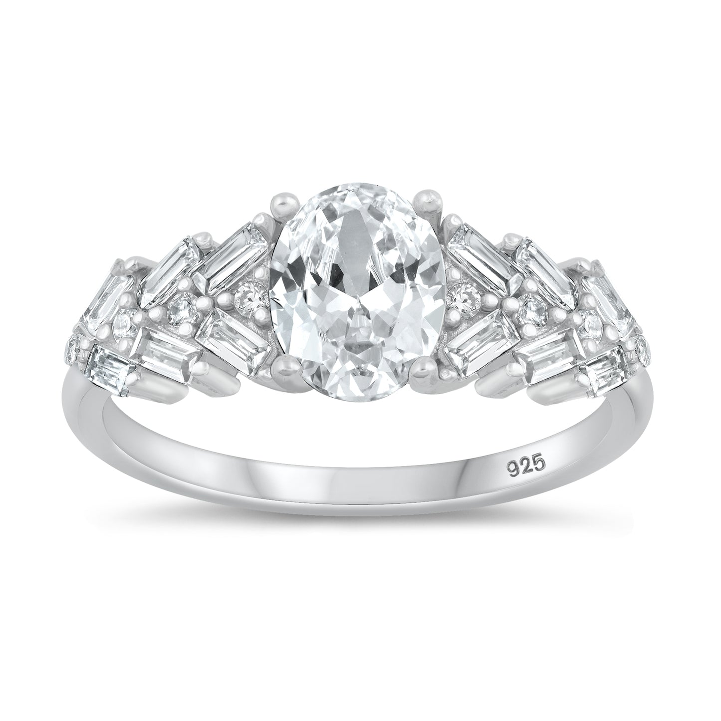 Silver CZ Ring