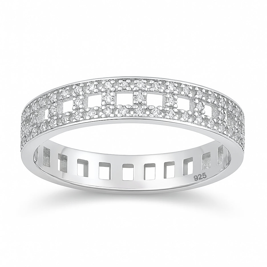 Silver CZ Ring