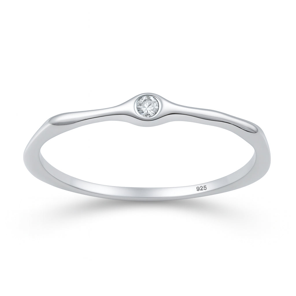 Silver CZ Ring