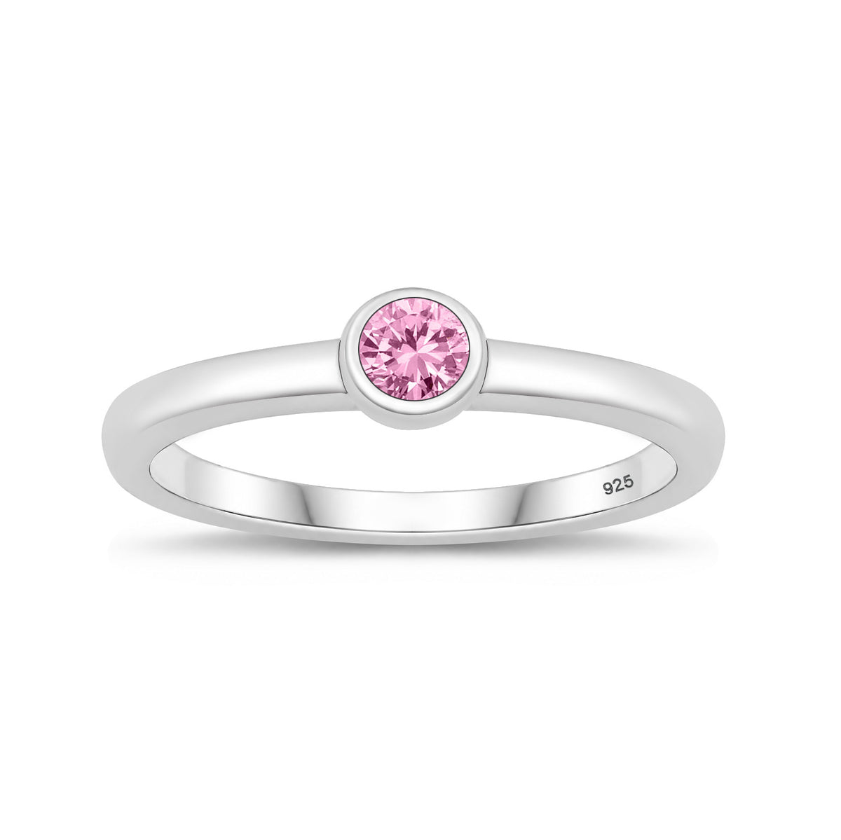 Silver CZ Ring - Baby Ring