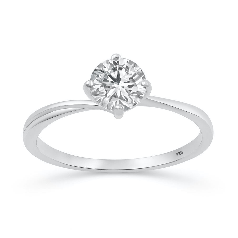 Lab Diamond Solitaire Ring - 6.5 mm (1.04 carat)