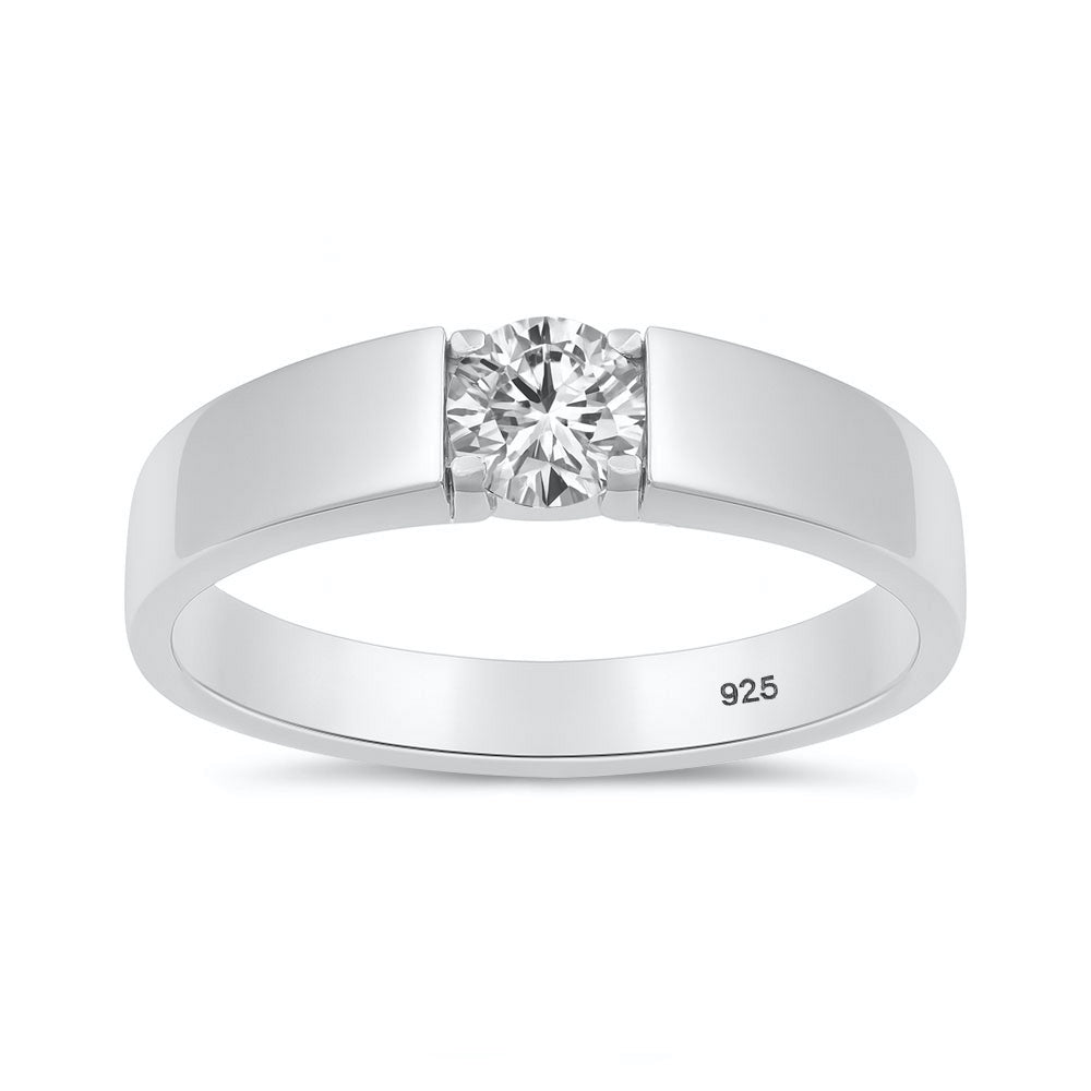 Lab Diamond Tension Set Ring - 5 mm (0.5 carat)