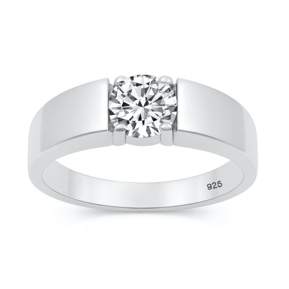Lab Diamond Tension Set Ring - 6 mm (0.81 carat)