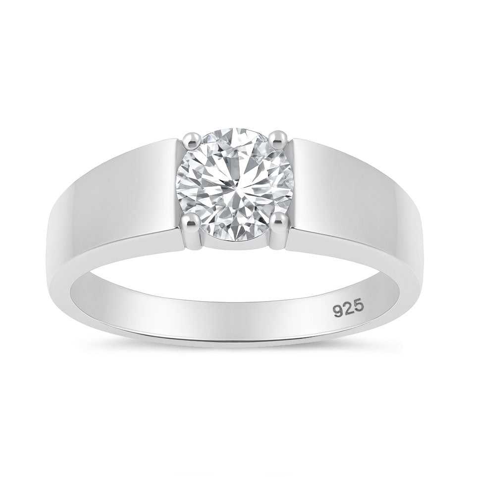 Lab Diamond Tension Set Ring - 6.5 mm (1.04 carat)