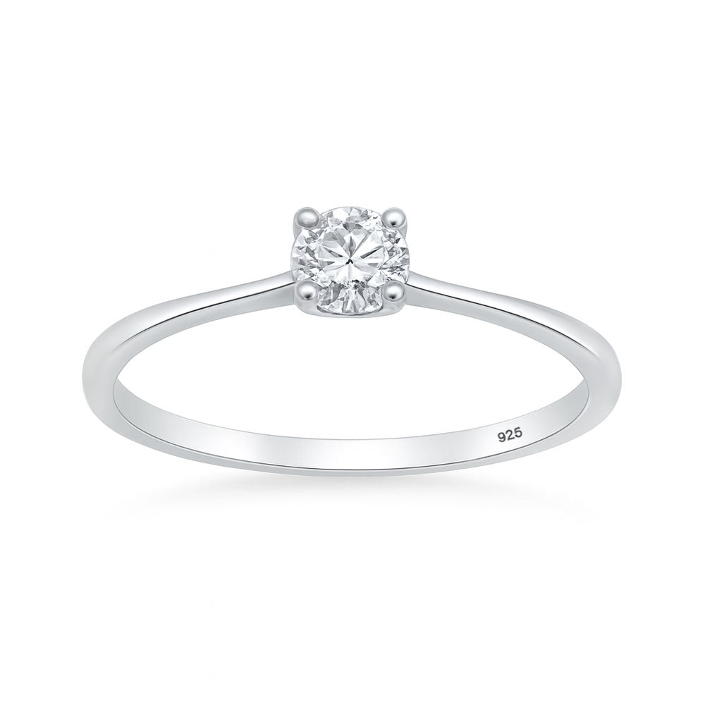 Lab Diamond Solitaire Ring - 4 mm (0.26 Carat)