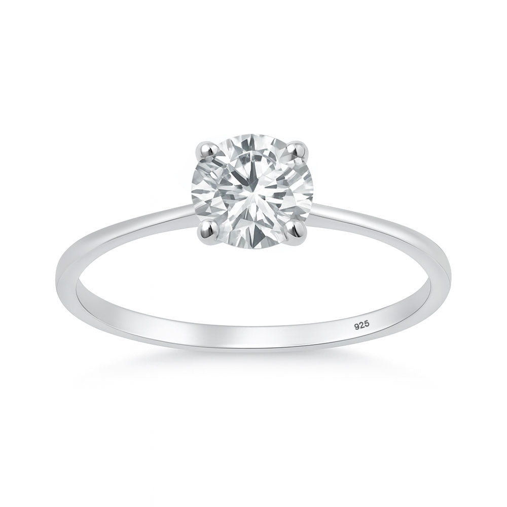 Lab Diamond Solitaire Ring - 6 mm (0.81 carat)