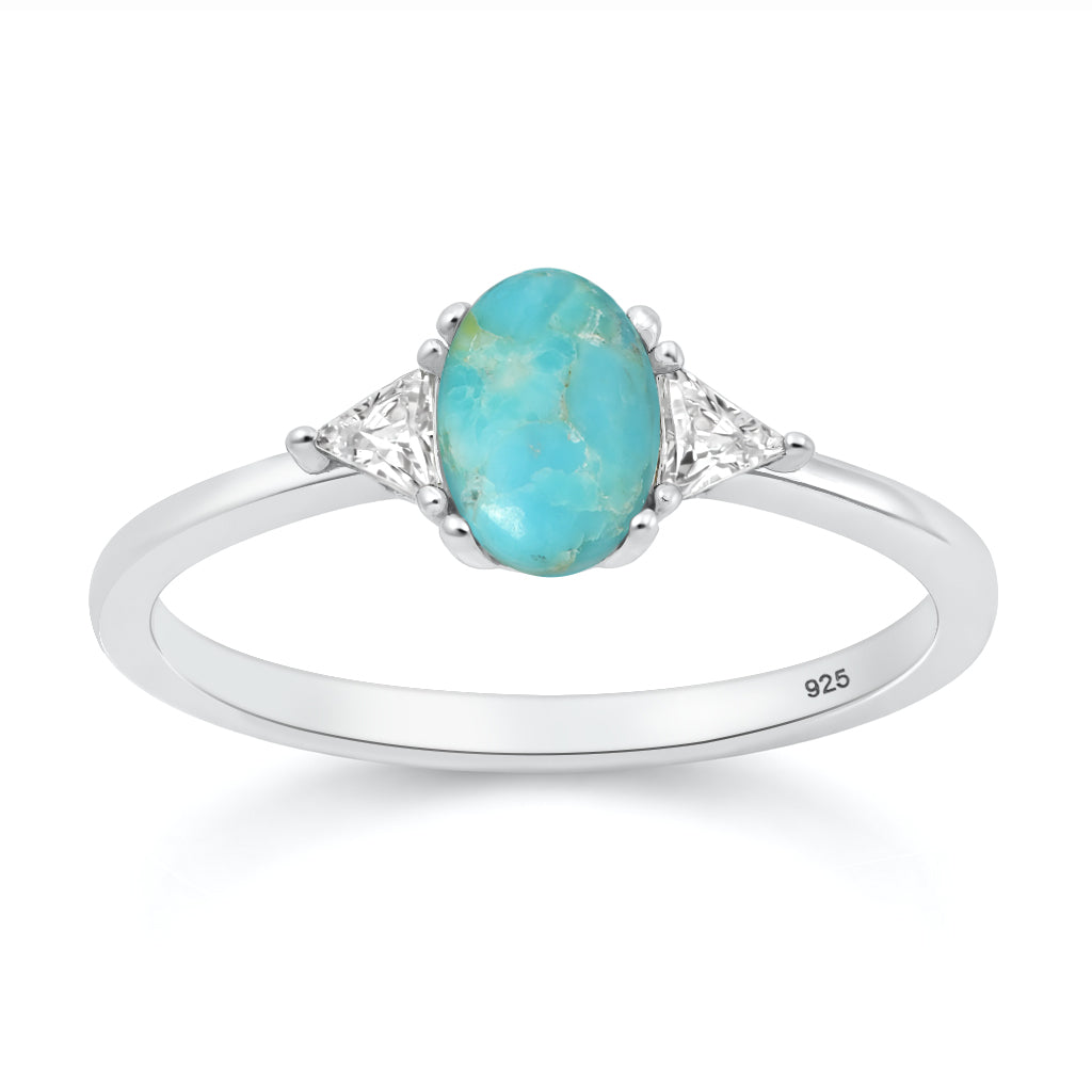 Silver Stone Ring