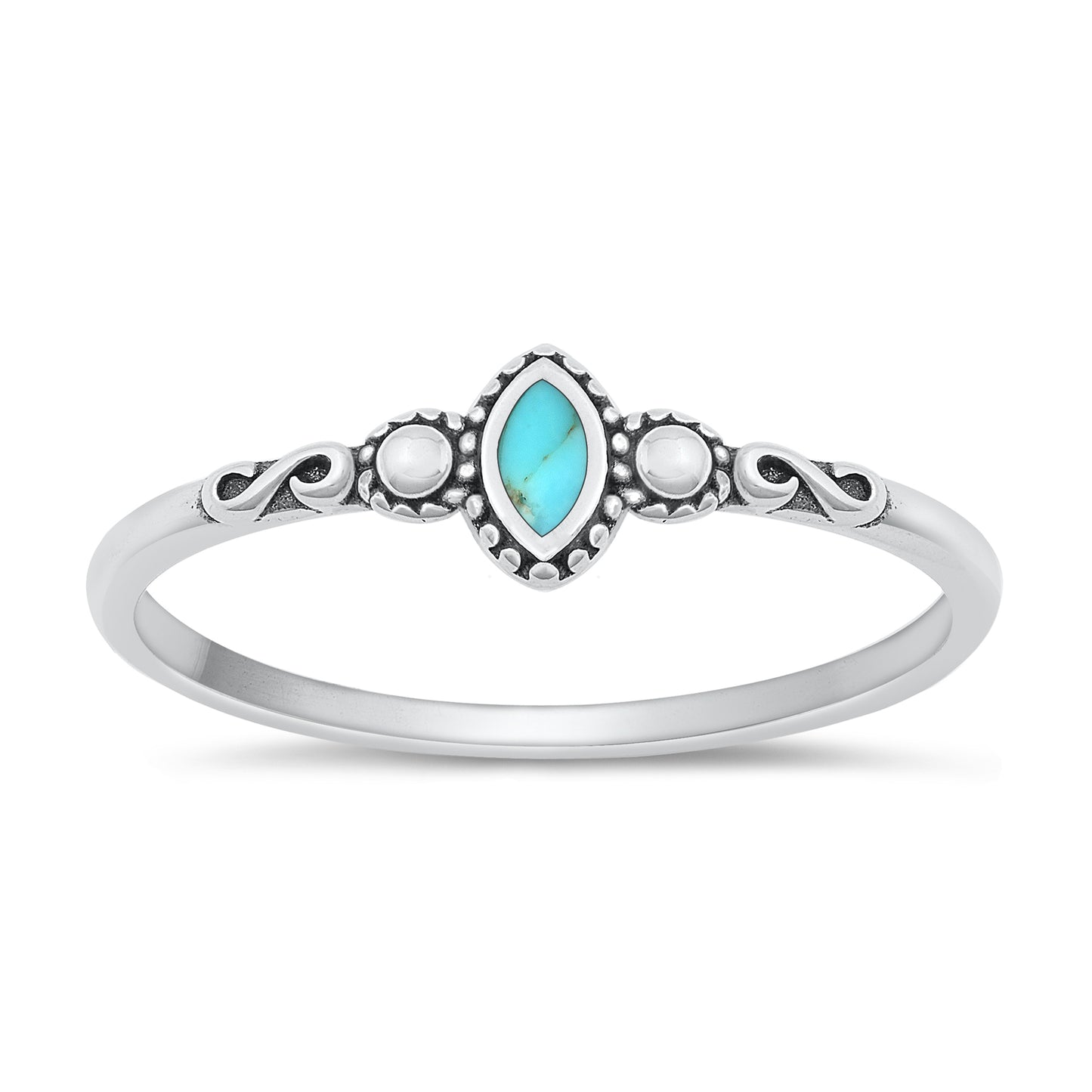 Silver Stone Ring