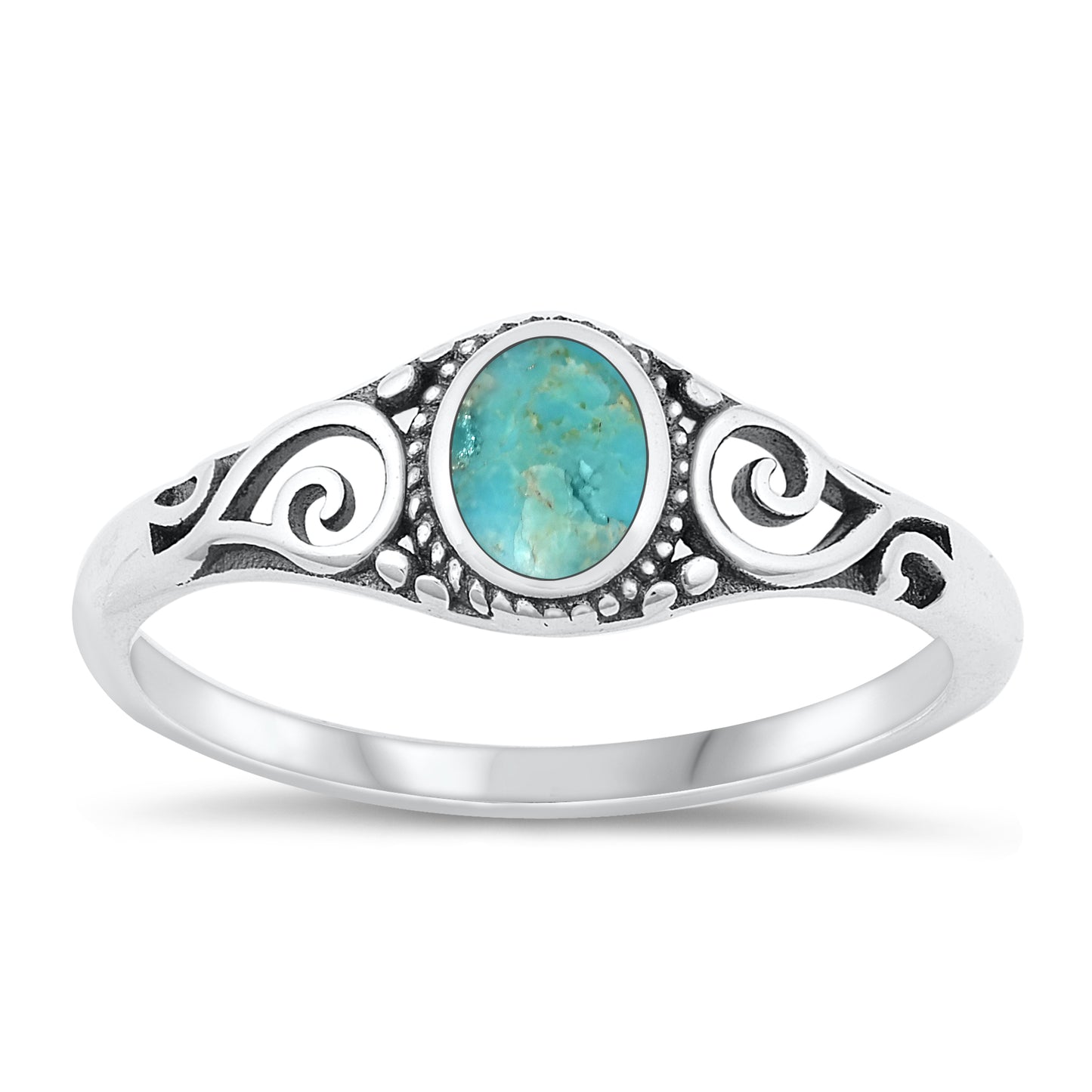 Silver Stone Ring