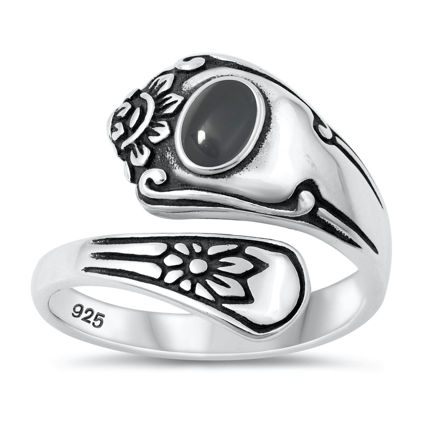 Silver Stone Ring - Silver Spoon
