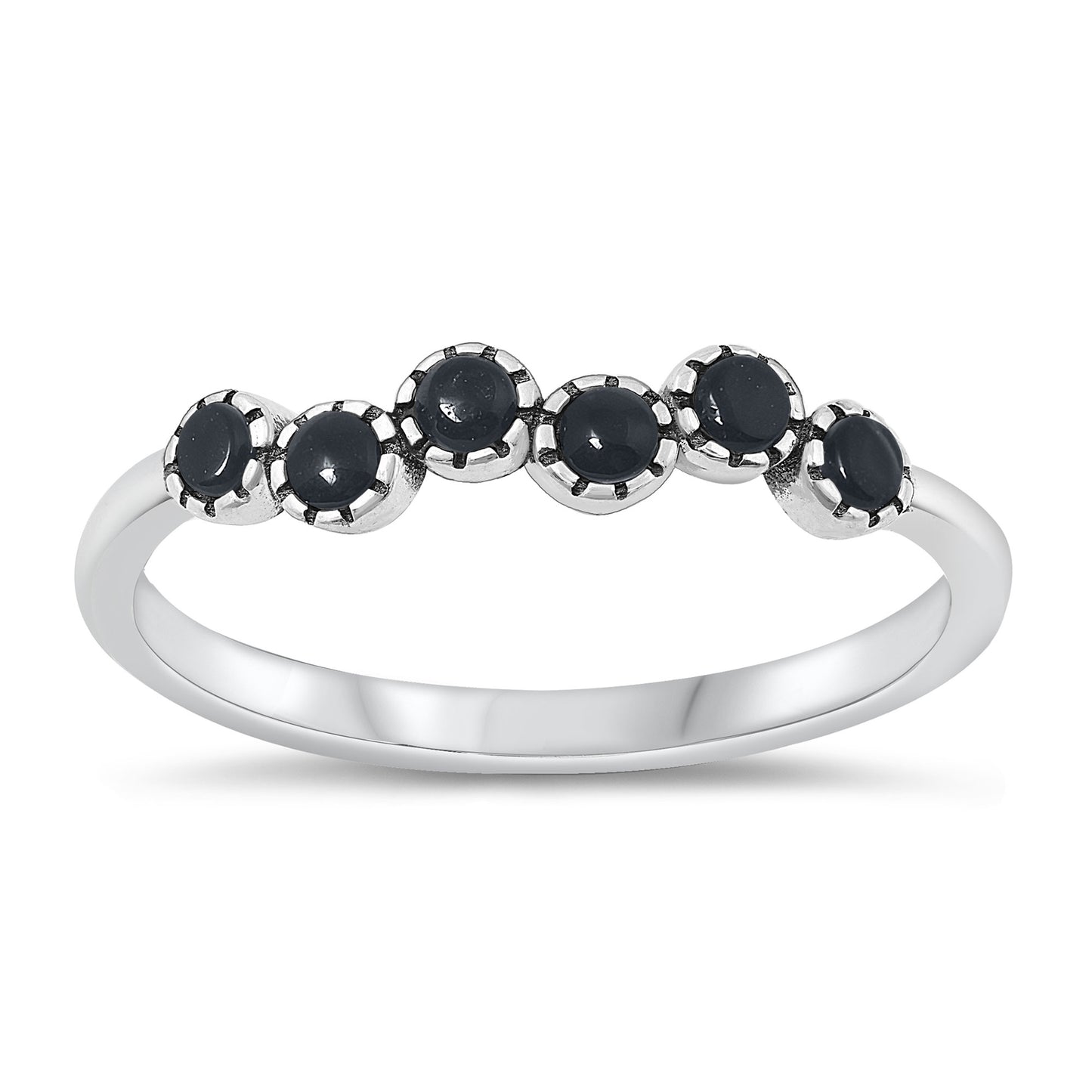 Silver Stone Ring