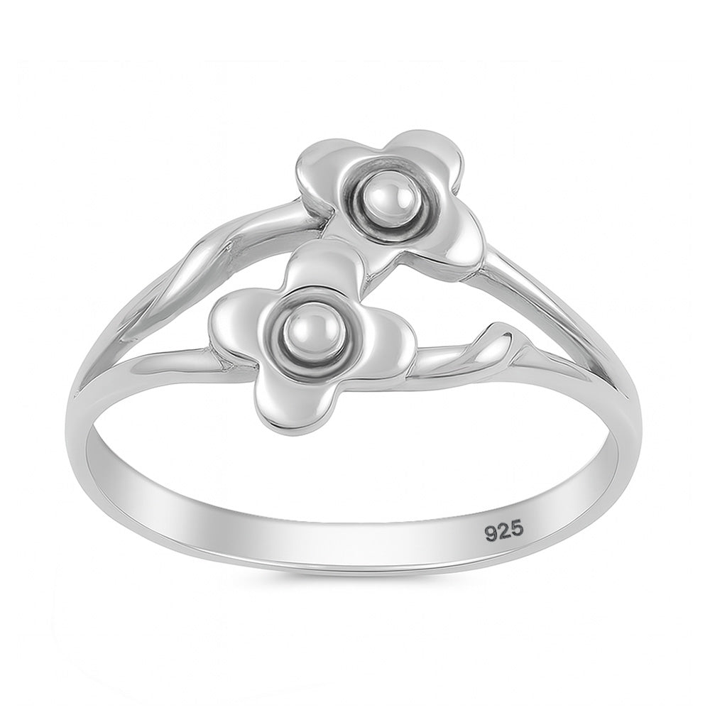 Silver Ring - Flower