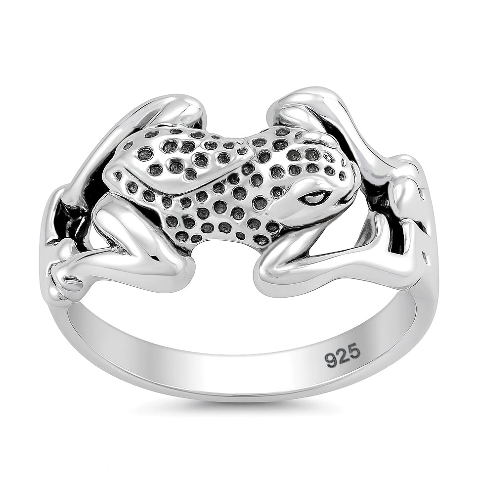 Silver Ring - Frog