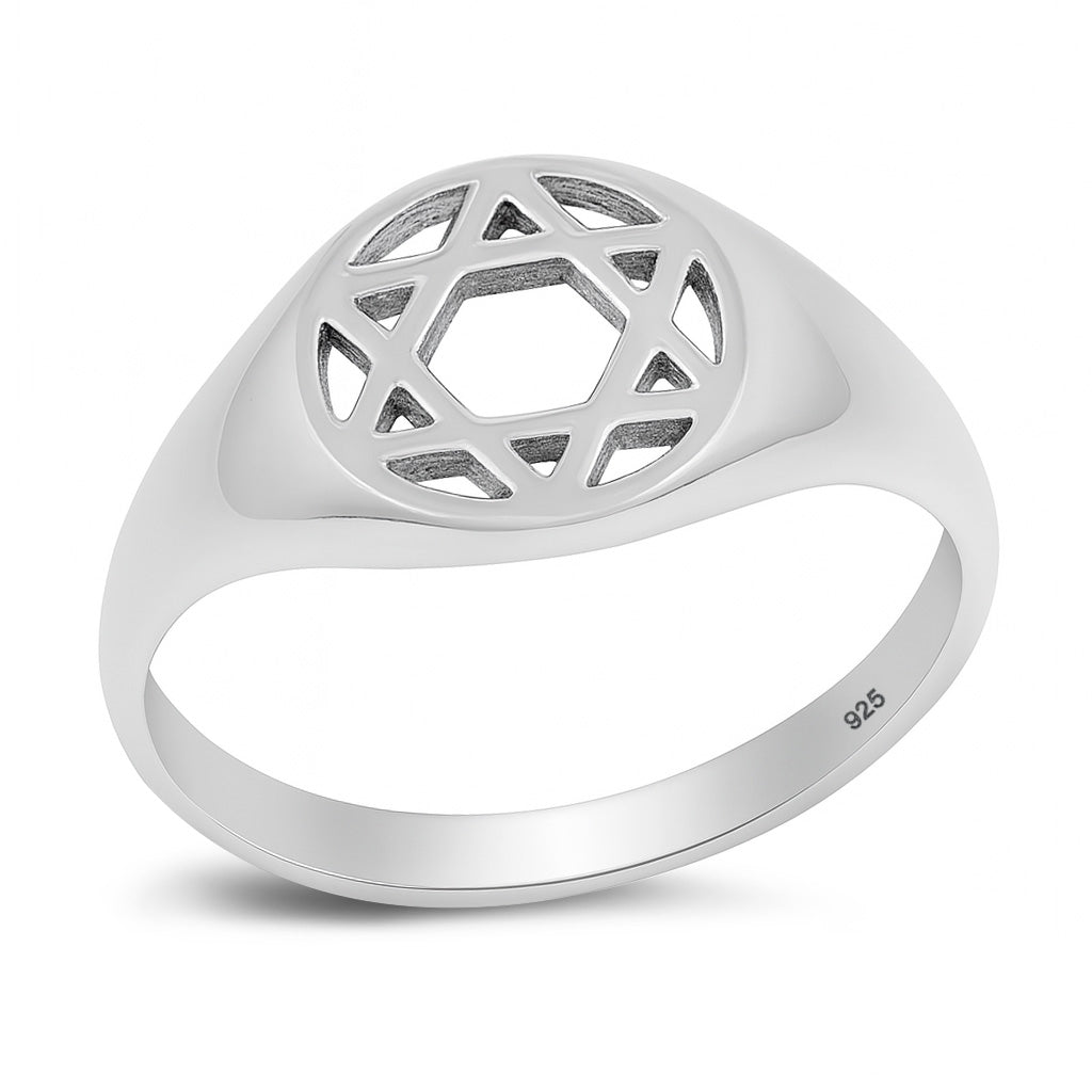 Silver Ring - Star Of David