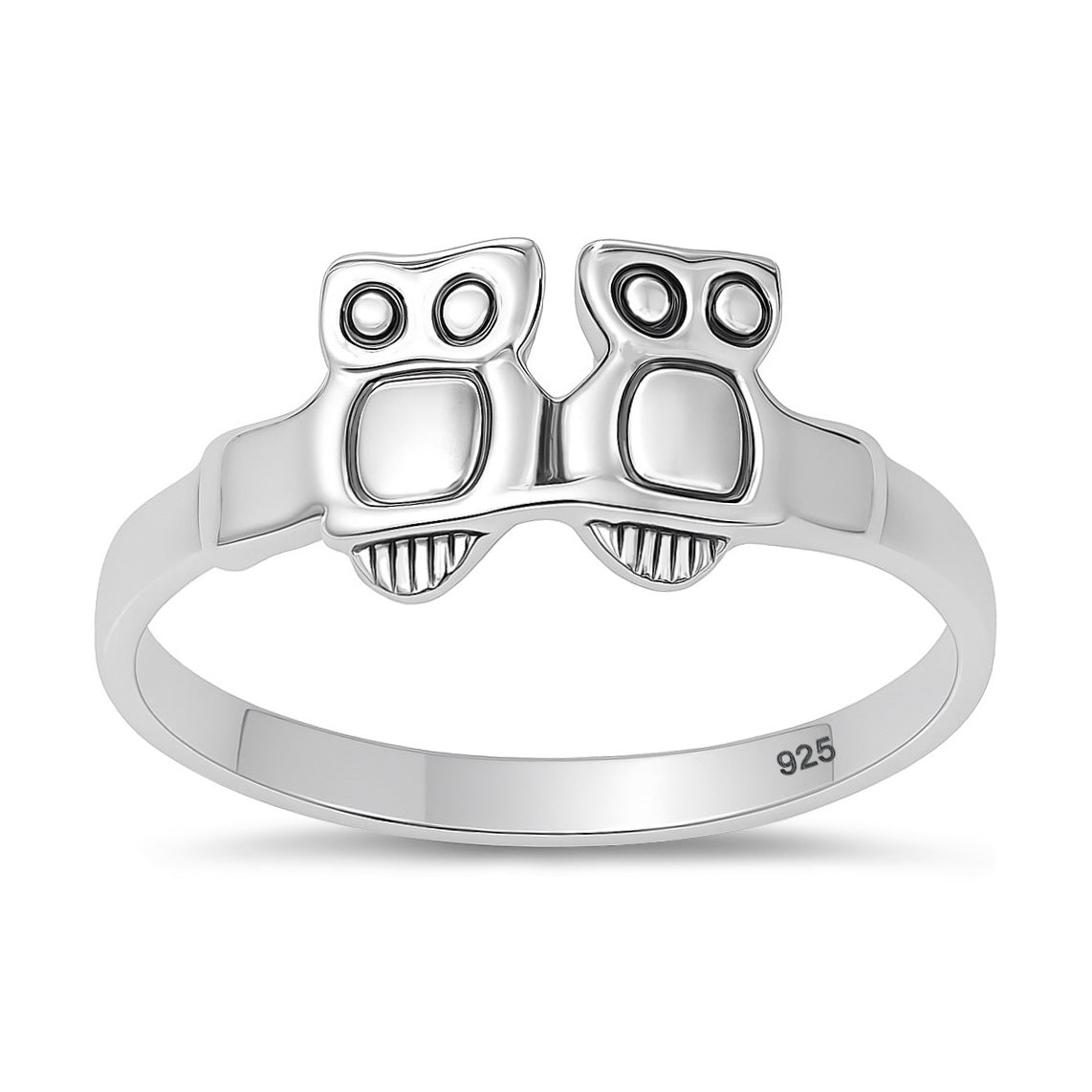 Silver Ring - Owls